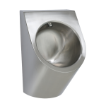 Stainless steel automatic urinal with integrated thermic flushing unit, 24 V DC