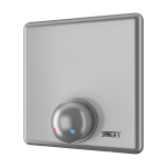 Shower control without piezo button for coin and token shower timers with index M - for cold and hot water, temperature regulated by mixer